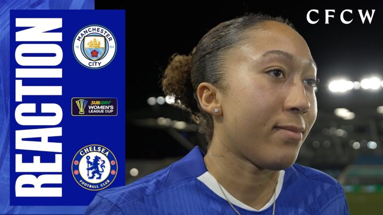 BOMPASTOR & JAMES react after reaching League Cup final! Man City 0-1 Chelsea WLC 25 26