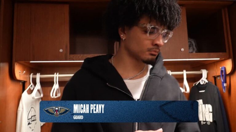 Micah Peavy Pelicans-Pistons Postgame Interview 1 21 2026