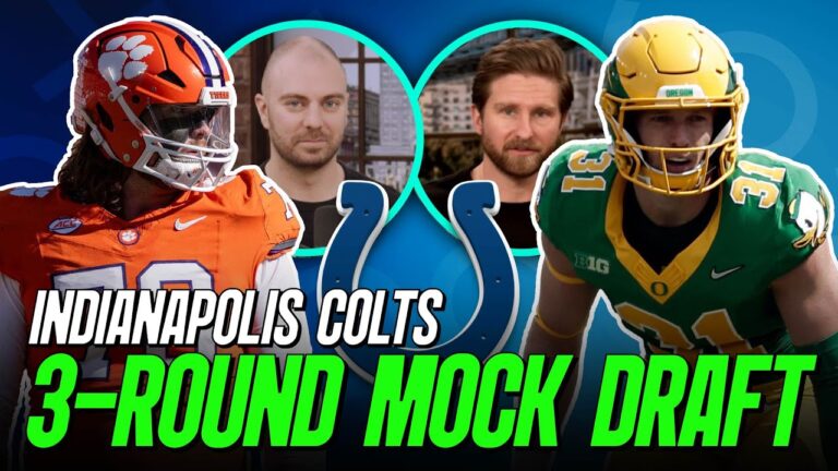 Indianapolis Colts 3 Round Mock Draft PFF