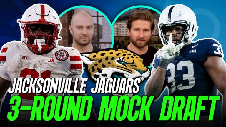 Jacksonville Jaguars 3 Round Mock Draft PFF