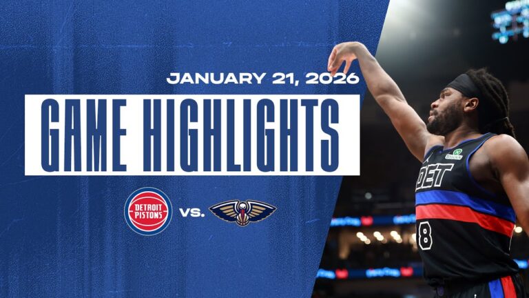 Detroit Pistons Highlights vs New Orleans Pelicans