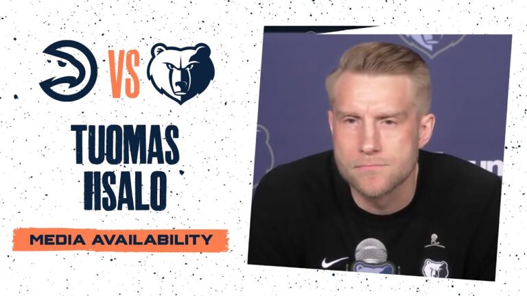 Tuomas Iisalo Press Conference Grizzlies vs. Hawks