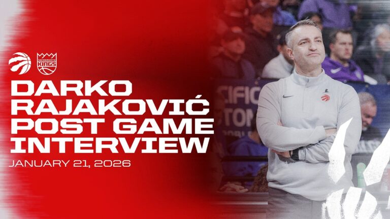 Darko Rajakovic Post Game at Kings January 21, 2026