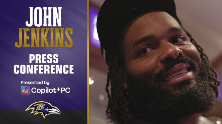 John Jenkins on Signing Contract Extension With Ravens Baltimore Ravens