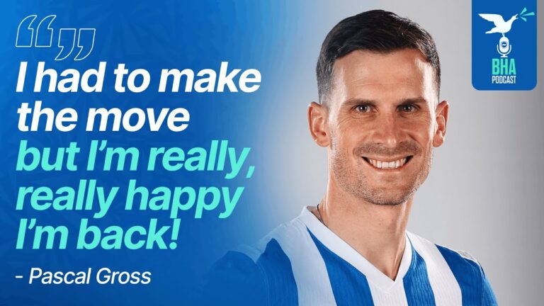Pascal Gross On Coming Home, Playing In The Champions League And Going To The EUROs BHA Podcast