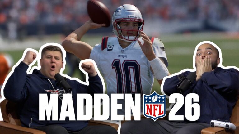 Drake Maye & Stefon Diggs OFFENSIVE EXPLOSION in AFC Championship Patriots Madden 26 Simulation