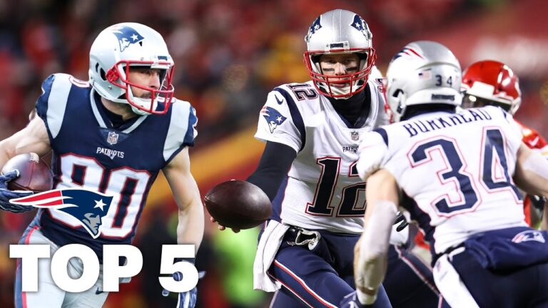 5 UNFORGETTABLE Plays from New England Patriots AFC Championship Games