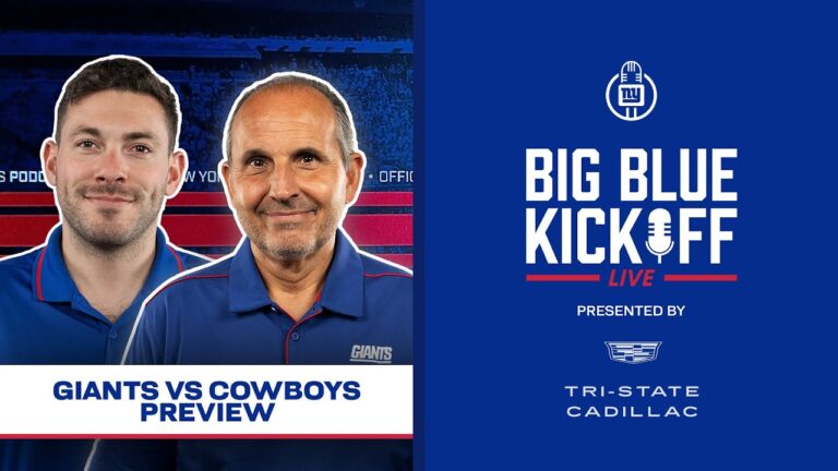 Giants vs. Cowboys Preview Big Blue Kickoff New York Giants