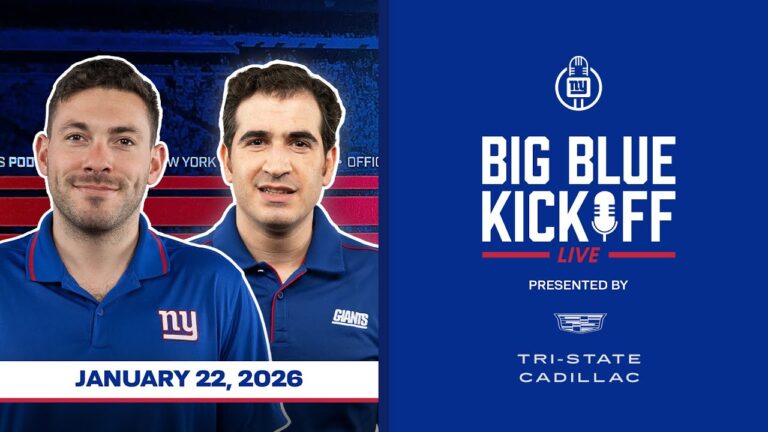 January 22, 2026 Big Blue Kickoff Live New York Giants