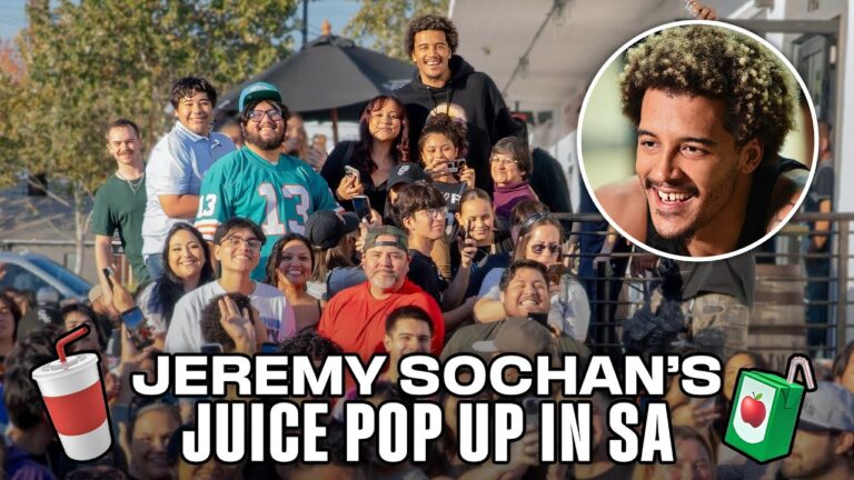 Jeremy Sochan Surprises Spurs Fans with Free Juice at Southwest Elixirs in San Antonio