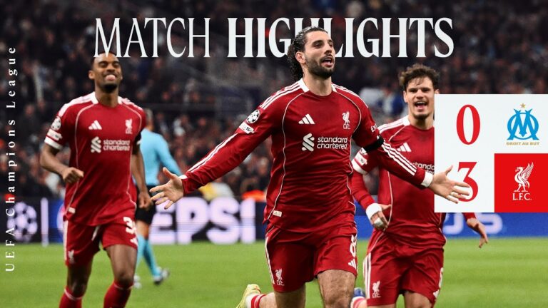 Highlights: Marseille 0-3 Liverpool Clever Szoboszlai free-kick! UEFA Champions League