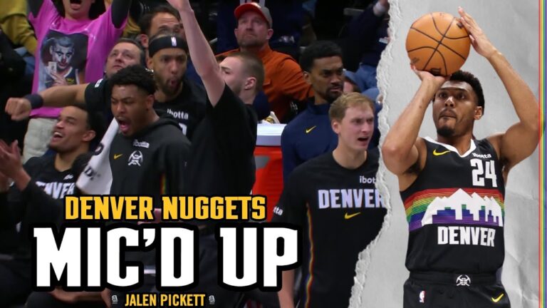 Denver Nuggets Mic’d Up Jalen Pickett