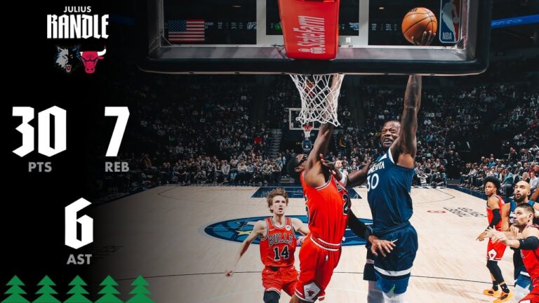Julius Randle Scores 30 Points Against Bulls 01.22.26