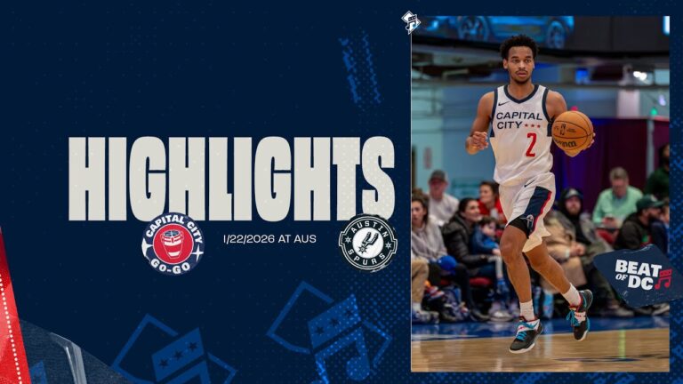 Highlights: Capital City Go-Go at Austin Spurs 1.22.26