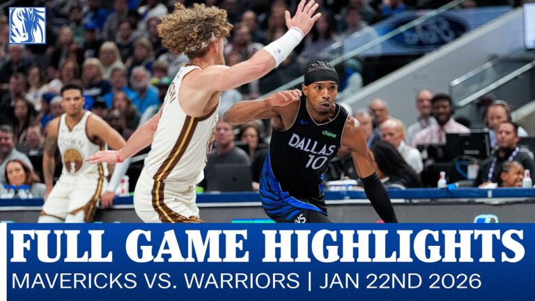 Mavericks Highlights vs. Golden State Warriors January 22, 2026