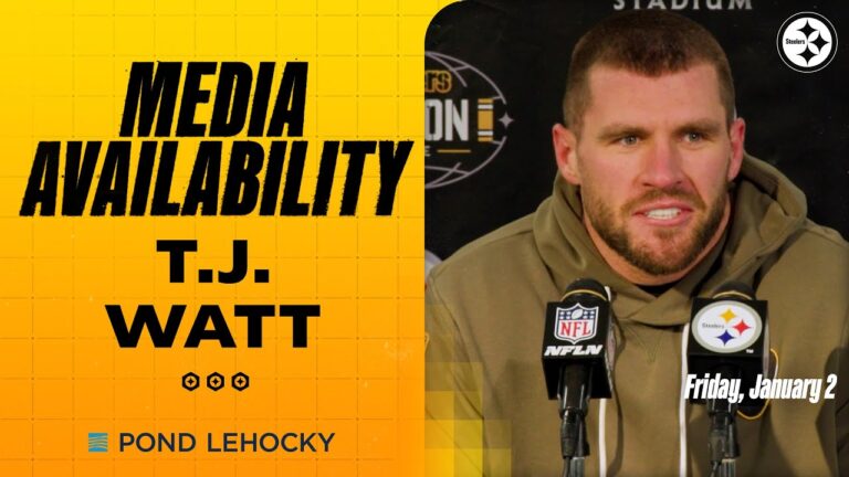 T.J. Watt is excited to play on Sunday vs. Ravens (Jan. 2) Pittsburgh Steelers