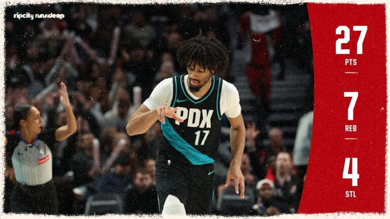 Shaedon Sharpe DOMINATES with 27 Points and 4 Steals Against the Heat January 22nd, 2026
