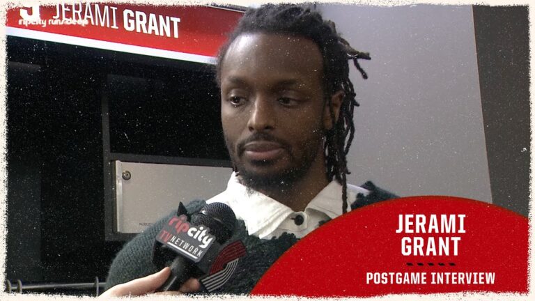 Jerami Grant Postgame Media Availability vs Miami Heat January 22nd, 2026