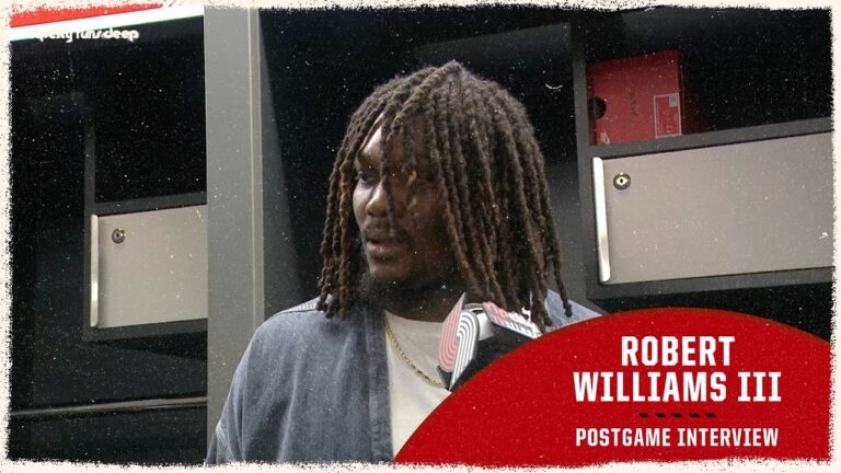 Robert Williams III Postgame Media Availability vs Miami Heat January 22nd, 2026