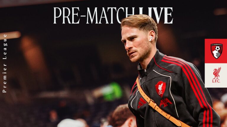 Build-Up: Bournemouth vs Liverpool Live team news, previews and more!