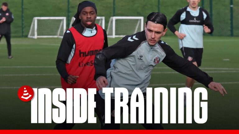 Lads Prepare For West Ham Inside Training