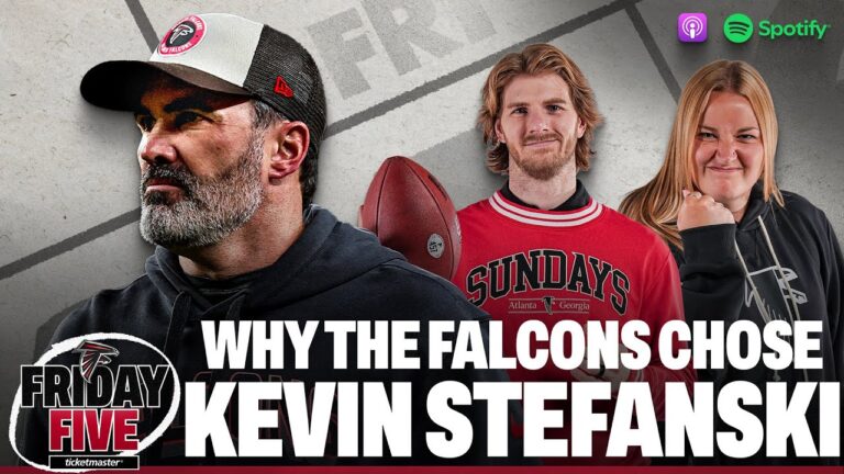 Why the Falcons hired Kevin Stefanski PLUS what questions do we still have? Friday Five Podcast