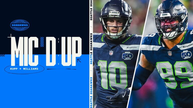 Cooper Kupp & Leonard Williams Mic’d Up In The Divisional Round Win vs. The 49ers Seattle Seahawks