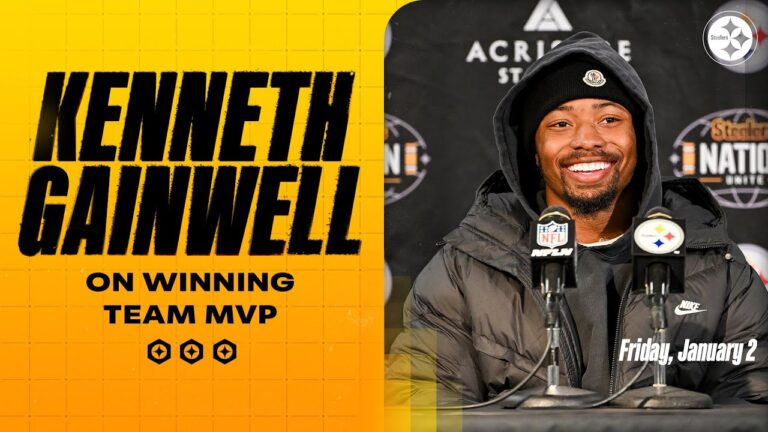 Kenneth Gainwell on winning Steelers Team MVP (Jan. 2) Pittsburgh Steelers