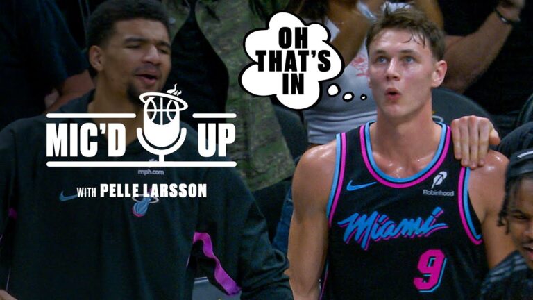 Pelle Larsson Brought The BOOM Mic’d Up vs. The Thunder