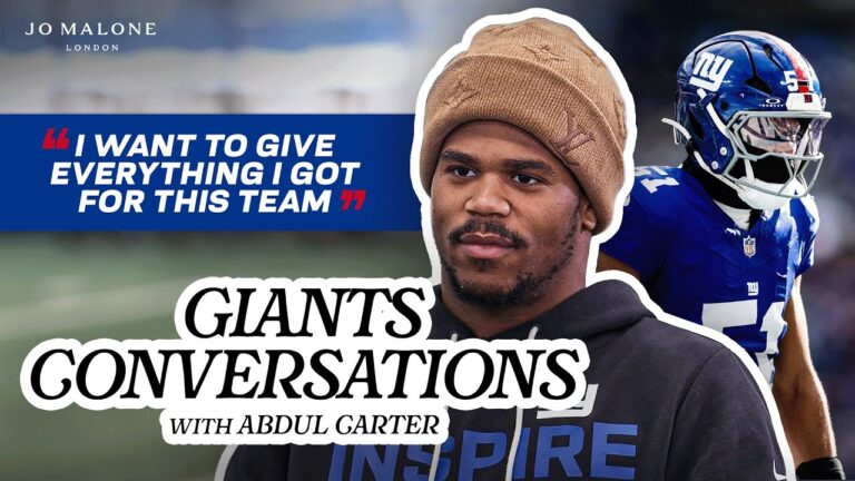 Abdul Carter Looks Back on His First Year and Sets Expectations for the Future New York Giants