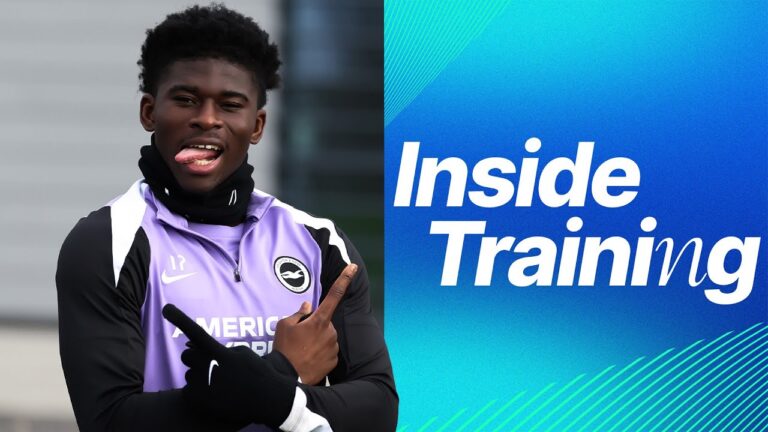 High Spirits Ahead Of Fulham Brighton’s Inside Training