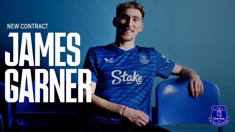 James Garner signs new Everton contract!