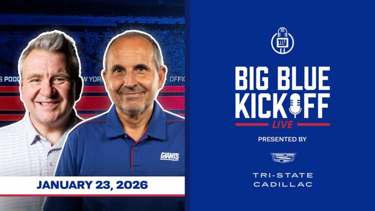 January 23, 2026 Big Blue Kickoff Live New York Giants