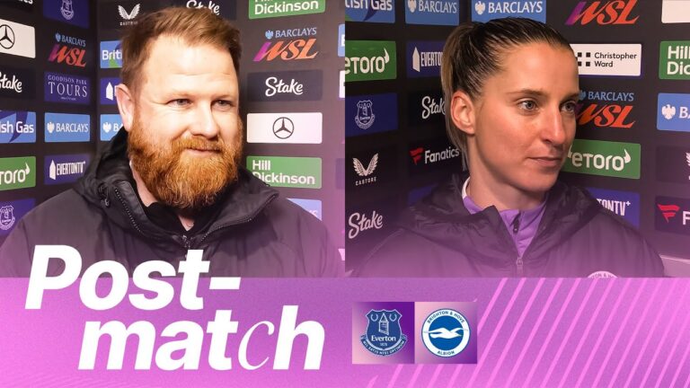 POST-MATCH Roberts & Cankovic Everton v Brighton