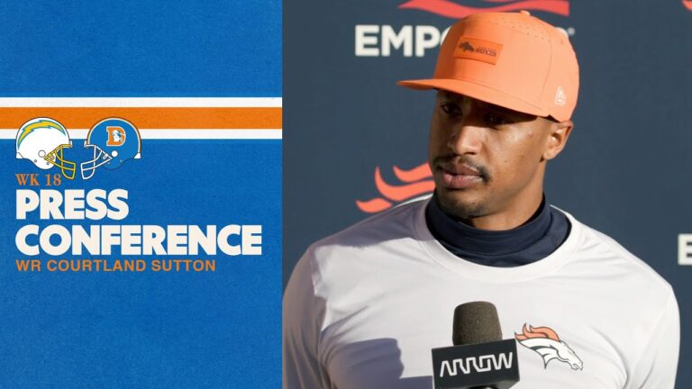 WR Courtland Sutton on chasing No. 1 seed: A lot of work has given us this opportunity