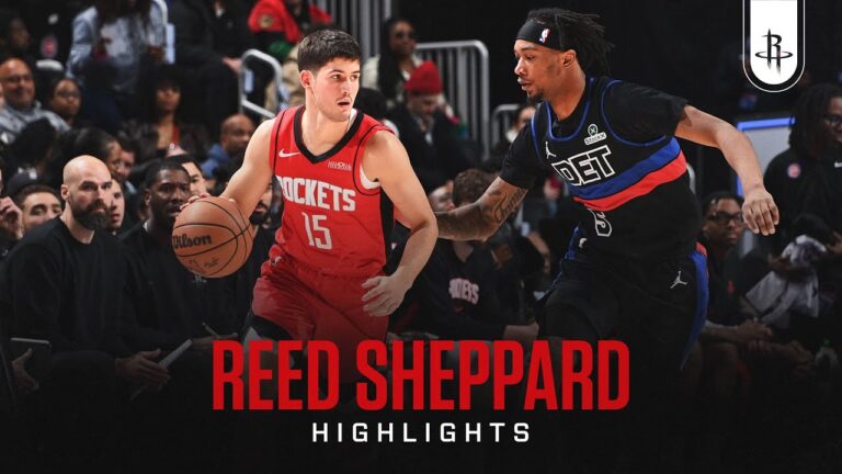 Reed Sheppard (18 points) Highlights vs. Detroit Pistons