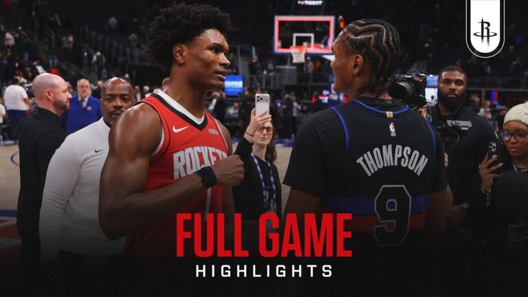 Houston Rockets Highlights vs. Detroit Pistons