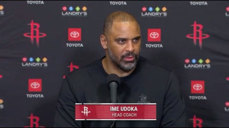 Press Conference by Ime Udoka vs Pistons