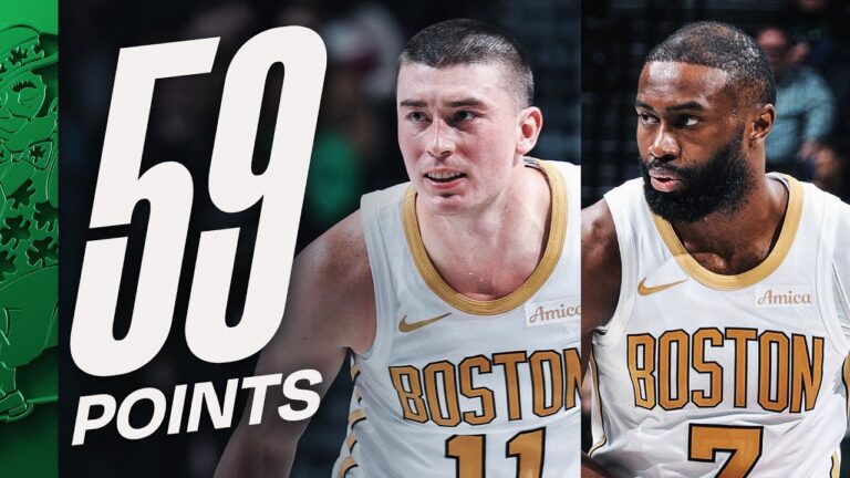 Jaylen Brown & Payton Pritchard GO OFF in Brooklyn January 23, 2026