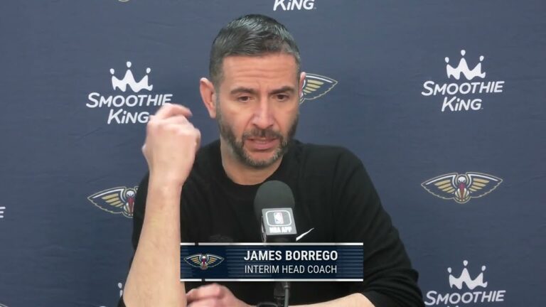James Borrego recaps comeback win Pelicans-Grizzlies Postgame 1 23 26