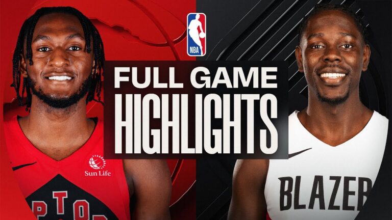 RAPTORS at TRAIL BLAZERS FULL GAME HIGHLIGHTS January 23, 2026