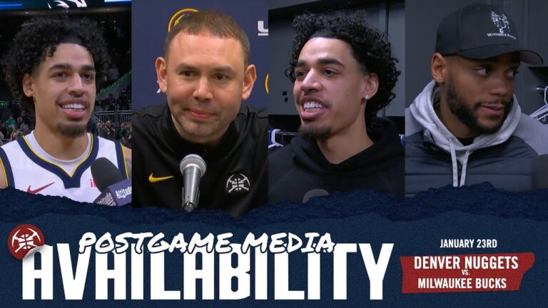 ALL Denver Nuggets Postgame Media vs. MIL