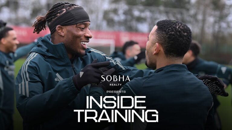 FINISHING WITH RICE, SAKA & GYOKERES Inside Training Manchester United ready Premier League