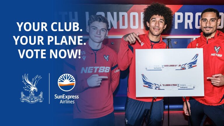 EVEN PICASSO DOESN’T HAVE 2 MINUTES CPFC x SunExpress aircraft livery