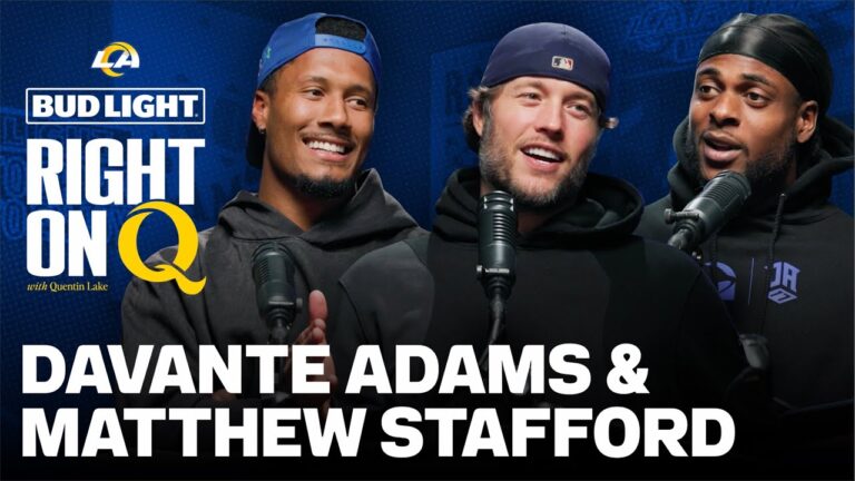 Matthew Stafford & Davante Adams: No-Look Passes & Career Lessons Right On Q With Quentin Lake