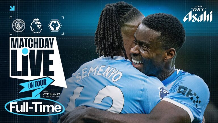 MATCHDAY LIVE IN CHINA! MARMOUSH & SEMENYO SCORE IN CITY WIN! Man City 2-0 Wolves Premier League