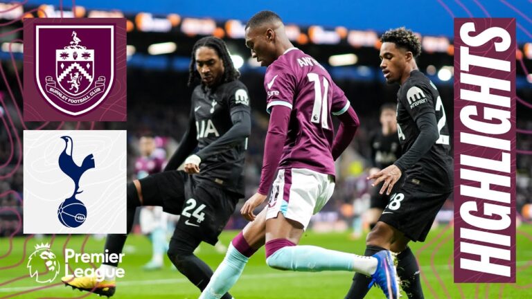 Burnley v Tottenham Hotspur Premier League Highlights