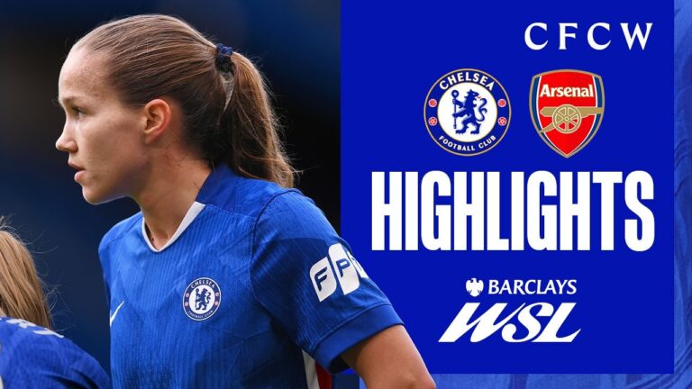 Chelsea Women 0-2 Arsenal Women HIGHLIGHTS WSL 2025 26