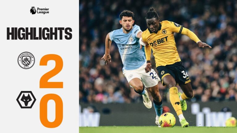 Unbeaten run comes to end Manchester City 2-0 Wolves Highlights