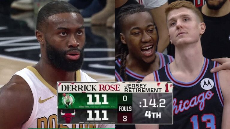 Final 5:45 WILD ENDING Celtics at Bulls January 24, 2026